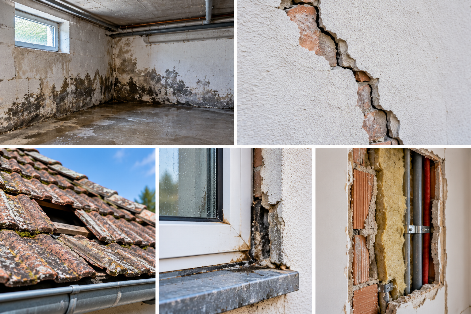 Sanierung planen: Welche Schäden und Bauteile vor Beginn geprüft werden sollten