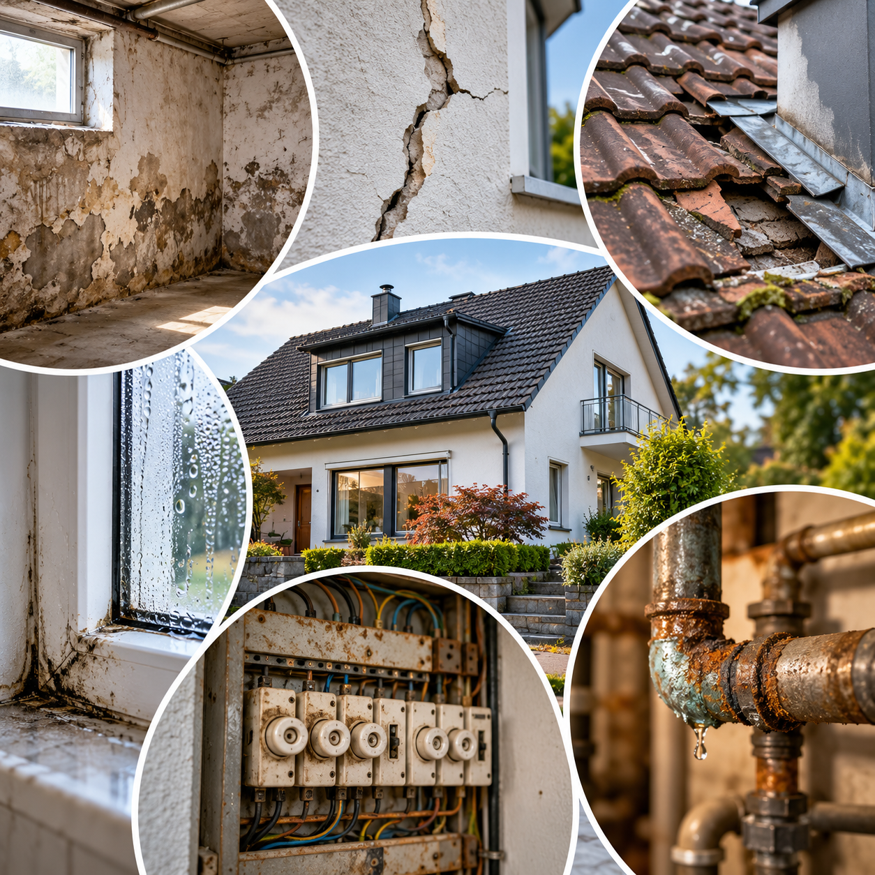 Immobilienkauf: 10 typische Baumängel, die Käufer leicht übersehen